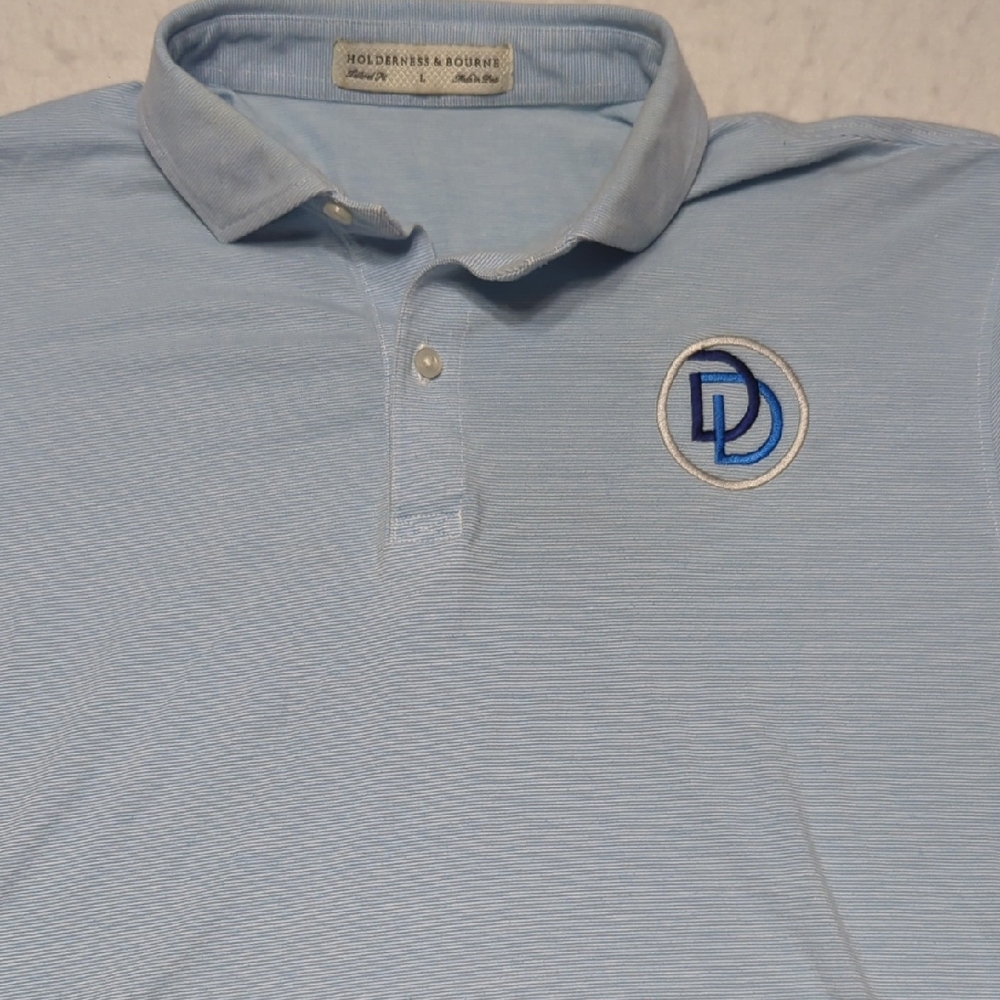 Holderness & Bourne Lightweight Golf‎ Mens Golf Polo Size Large